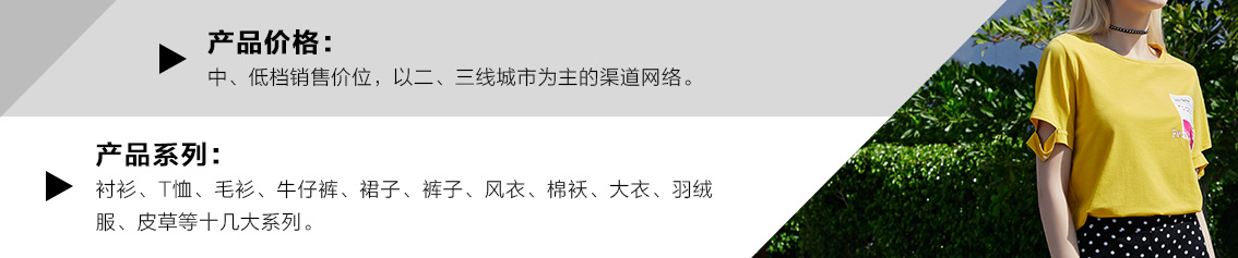 消费群体：20-35岁，向往美好自由、追求个性品味、热爱生活的时尚女性