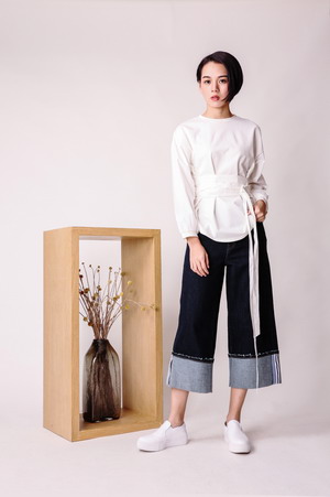 FA LOUINA女装春夏波点衫