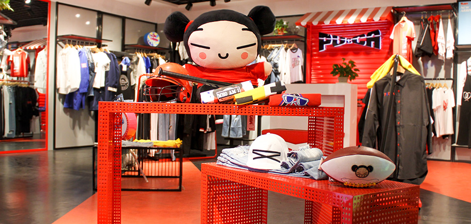 pucca品牌旗舰店店面